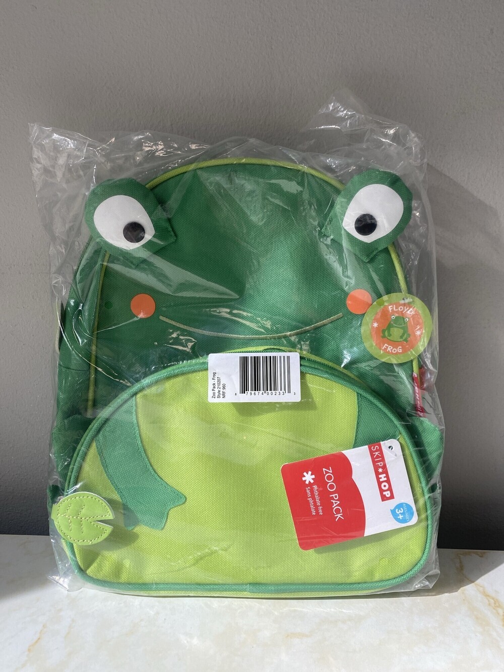 Rare Skip Hop ZOO Pack Floyd Frog Green Kids Backpack NWT Ages 3+